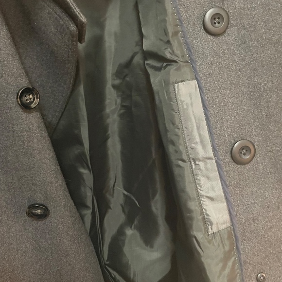 Rodd & Gunn Wool Pea Coat, Formal Overcoat with Double Buttons, Mens XL - Picture 6 of 7